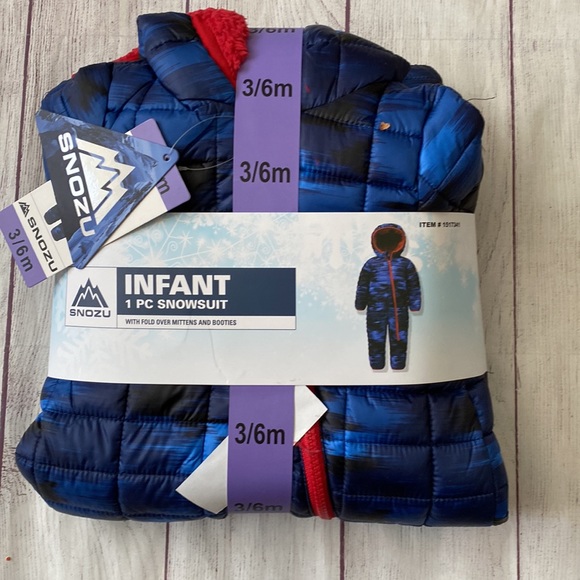 NWT Boys Snowsuit 1-Piece Snozu - Cute! - Picture 5 of 8